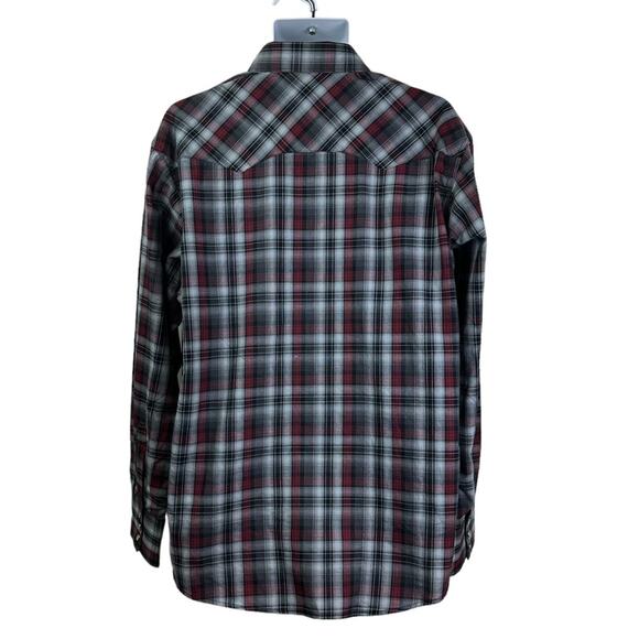 Wrangler Wrancher Pearl Snap Western Shirt Size XL - Picture 3 of 5